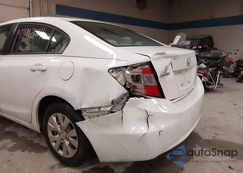 2012 Honda Civic Lx from USA, damaged, VIN 19XFB2F54CE312949